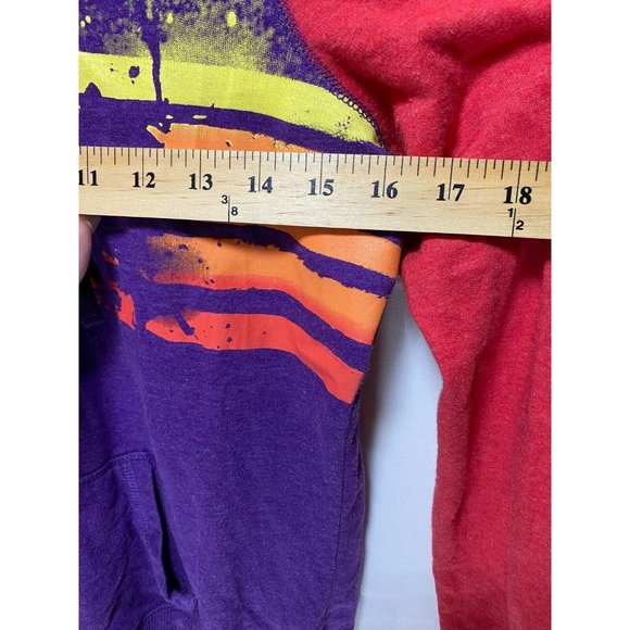 Jenni By Jennifer Moore Sweater Girls Medium Tropical Pullover Hoodie Kids - Picture 7 of 8